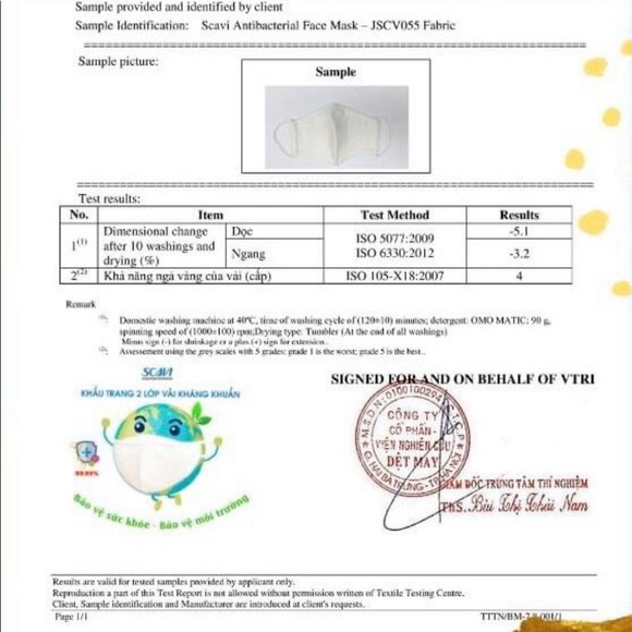 😷 Set of 5 Reusable Antibacterial Face Mask - Picture 8 of 12